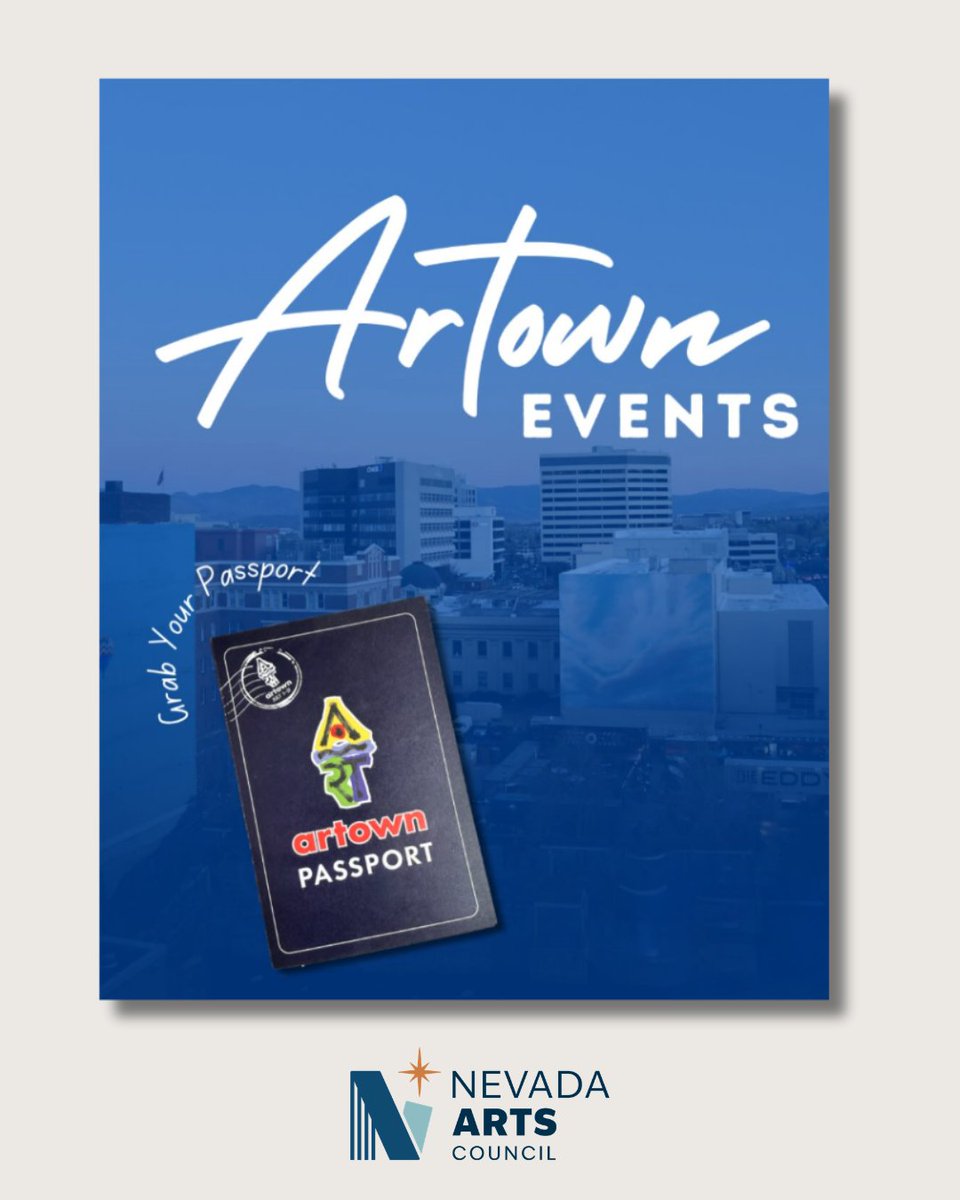 nvartscouncil's tweet photo. @Artown  isn't over yet! 🎨 

There's still time to enjoy performances, workshops, exhibitions and family-friendly events across Reno. 

Bring your Artown Passport, collect 31 stamps and earn a limited-edition T-shirt! 

Browse remaining events: [LINK] https://t.co/q4ZcqamWwH https://t.co/jy9lcS6Ga6