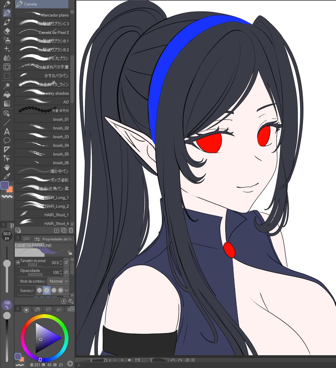 blow_arts's tweet photo. Giving my OC a little attention again, WIP 💖 https://t.co/mVlLCWIy5s
