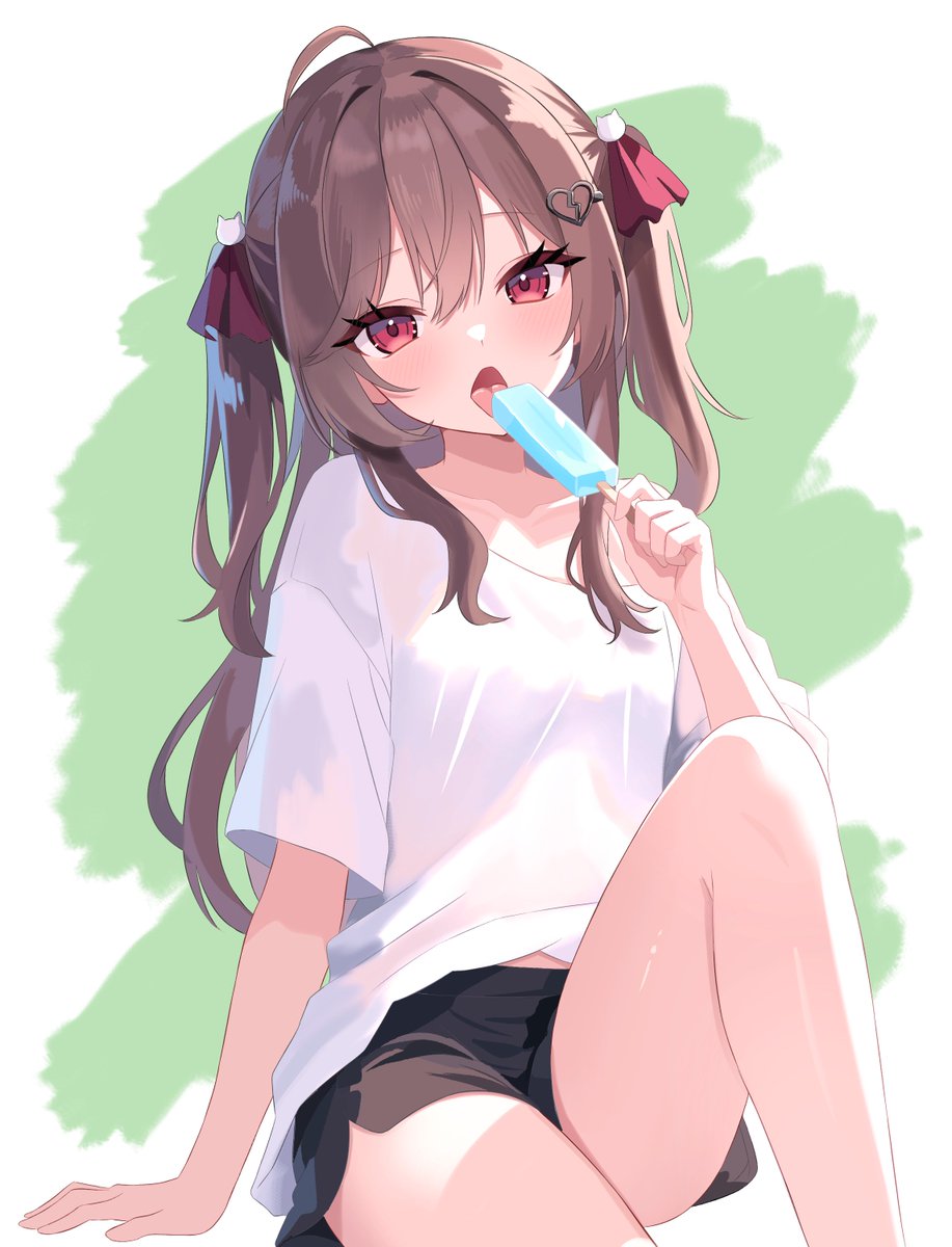 Hikaru_Itachi's tweet photo. popsicle 
🎨CM from @tuyu_haruki_ 🙏
#heartheartart https://t.co/jEmTuVhVnx
