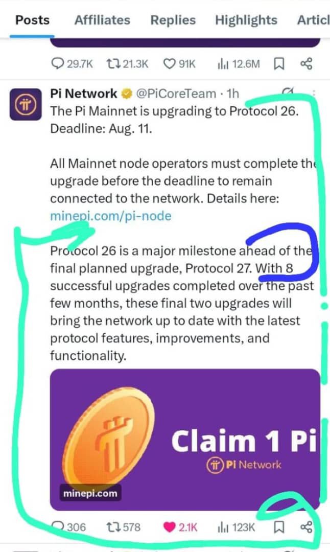 sundaypeter8110's tweet photo. New update pi core team say final upgrade is v27 for mainnet 😂 wow 😧.   Joy is coming 🥰 https://t.co/toXqnxYTRG