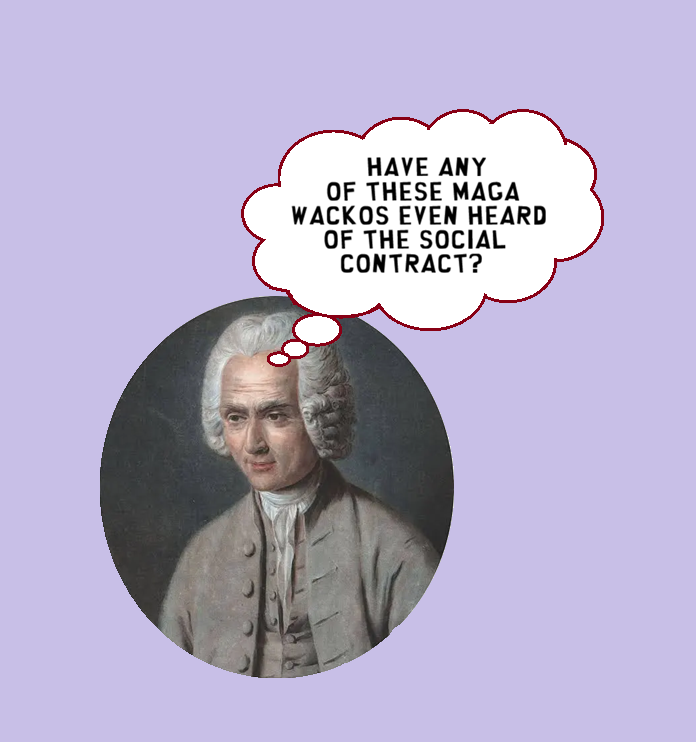 MarkIraKaufman's tweet photo. @berniemoreno If you're going to come to this country and occupy a political office, you shouldn't be so ignorant of American history. And study a little Rousseau while you're at it. #Fauci #vaccineswork https://t.co/QSmrG7k2zL