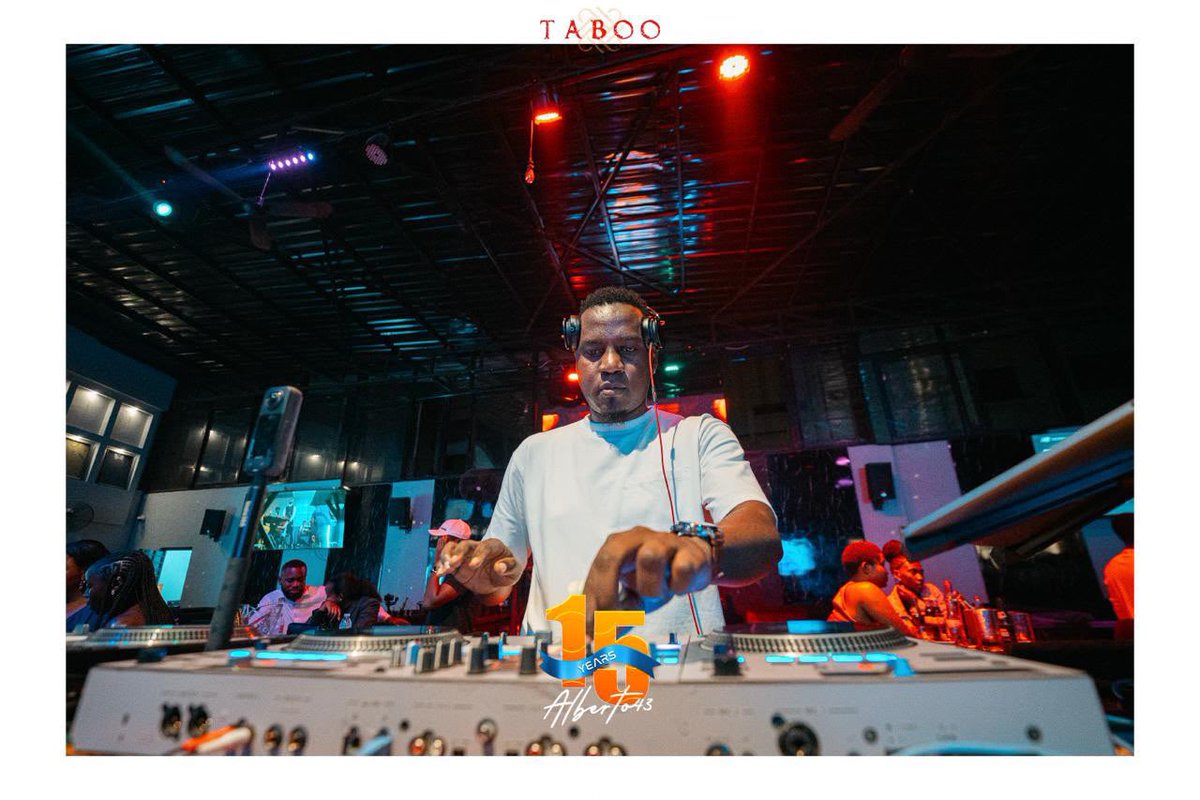 ndagijerichie's tweet photo. #15YearsOfDjAlberto43 Activation — Happening now at Taboo Lounge!🔥

@DjAludah inside! https://t.co/PwADLjqlQG