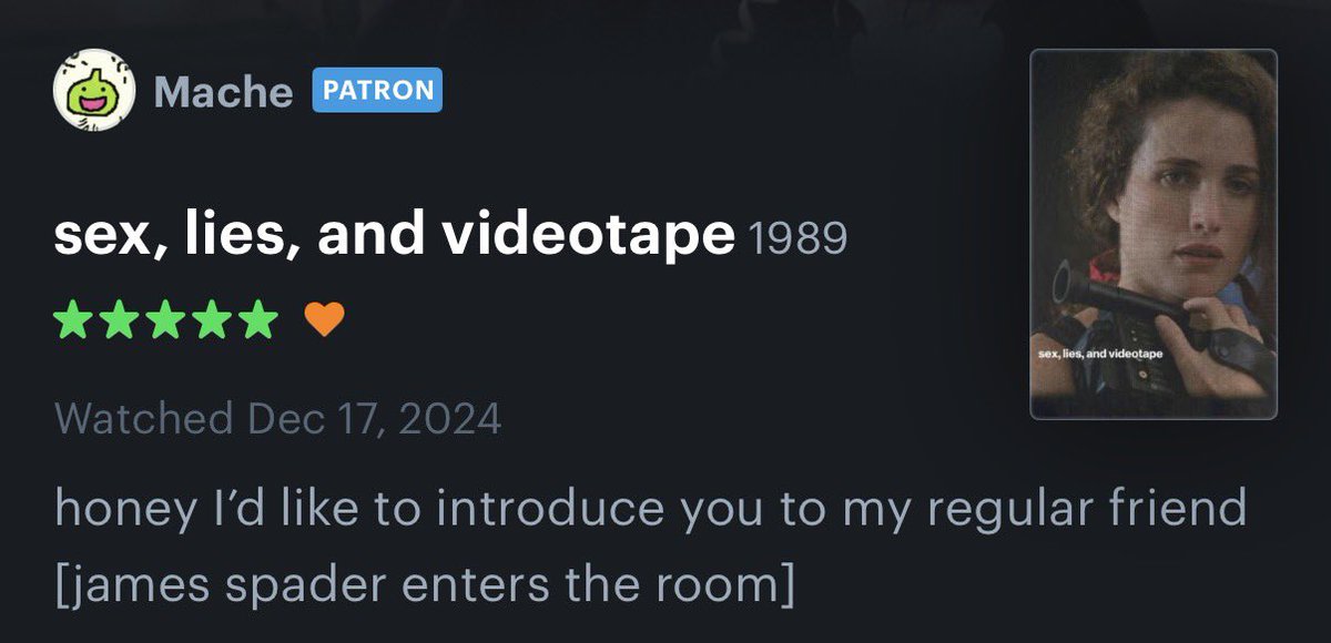 eventualforever's tweet photo. my favorite letterboxd review https://t.co/MT57eCf2wA