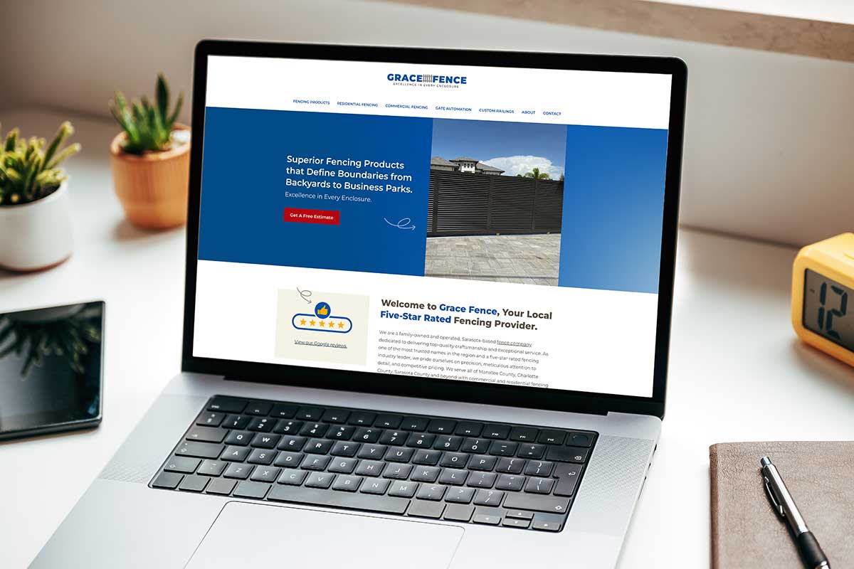 AdamusMedia's tweet photo. New website for a Sarasota-based fence company! Checkout https://t.co/qspzRJdIpM. For more information about #Adamus website design, development, support &amp; hosting, visit https://t.co/lxp92df1i5. 
#agencylife #WebsiteDesign https://t.co/tsGD5lw9pm