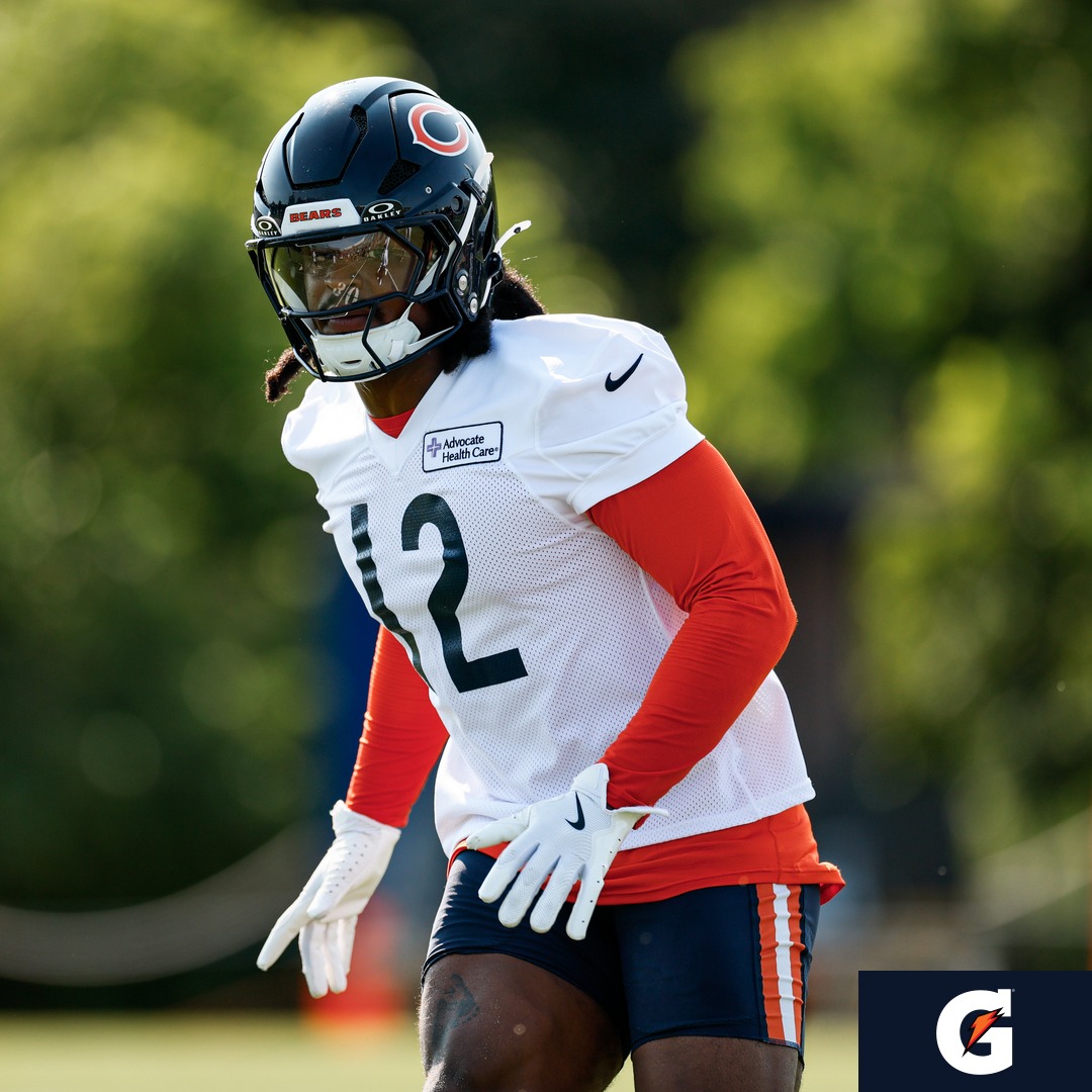 ChicagoBears's tweet photo. Hit the ground running 💨