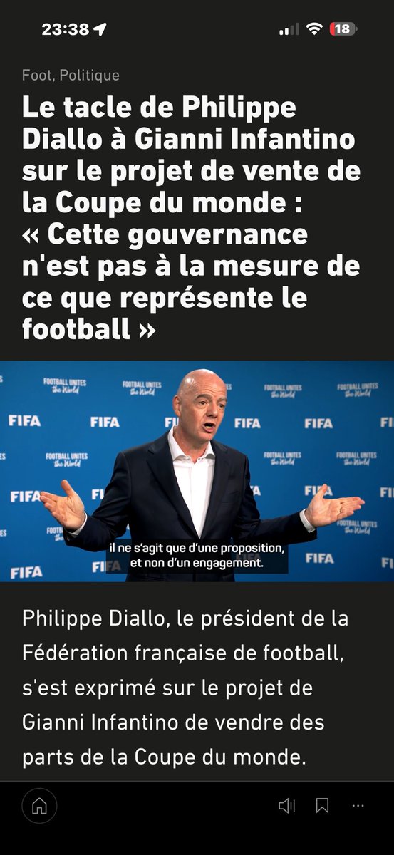 arobasq's tweet photo. Une nouvelle fois l’inapte @PhilippeDiallo s’illustre dans le grotesque, gesticulations à tous les vents, de contradictions en bénédictions , il faut sortir ce 🤡 de nos instances !!! #DislloDemission @FFF #Diallo est un incapable, une girouette sans fard, costume trop grand ! https://t.co/b8d8k80cR4
