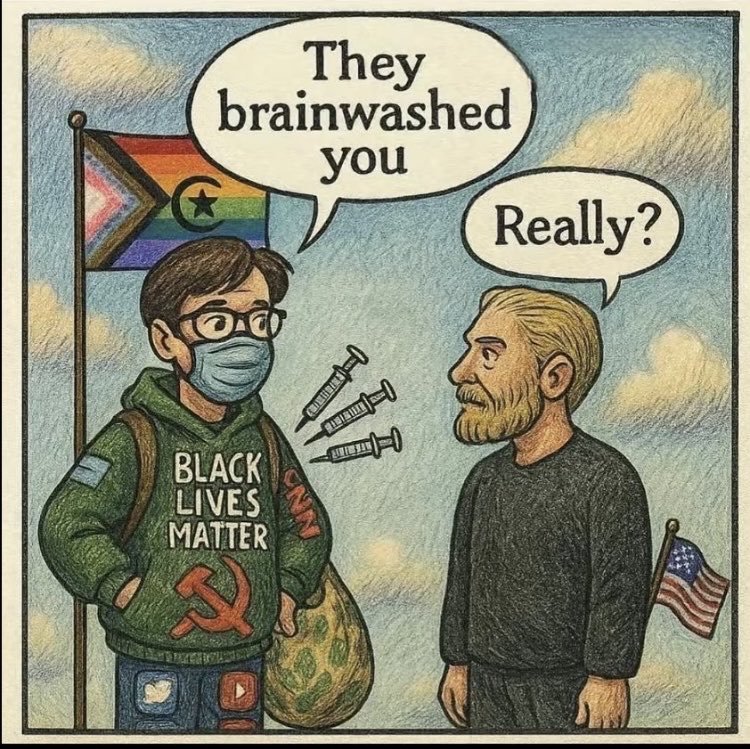 SierraScott_Fl's tweet photo. @ThrillaRilla369 Immune to propaganda. https://t.co/5DVIzDx58K