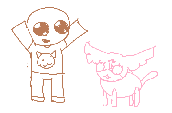 raverpenz's tweet photo. AU where everything goes right and isaac is happy and marshmallow is his cat https://t.co/N2nX7IFS0B