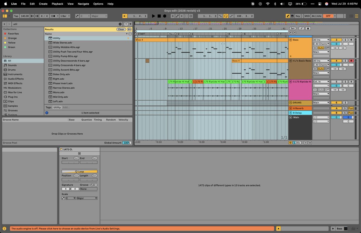 5auru5's tweet photo. @Ableton Praise be to Enya 🛐 https://t.co/O37mo8HBH4