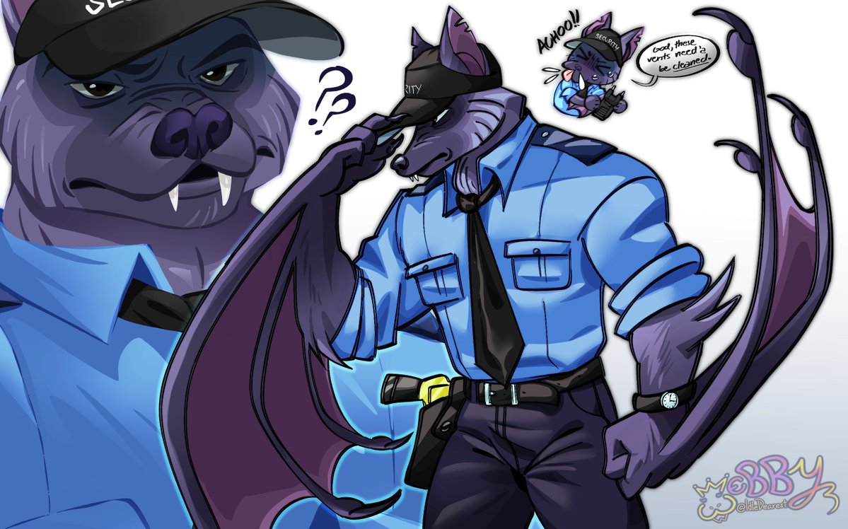 IdleDearest's tweet photo. security!! just ignore bat wings logic for a sec 🥹👮🦇
#animalhospital https://t.co/SZsZQ61E6c