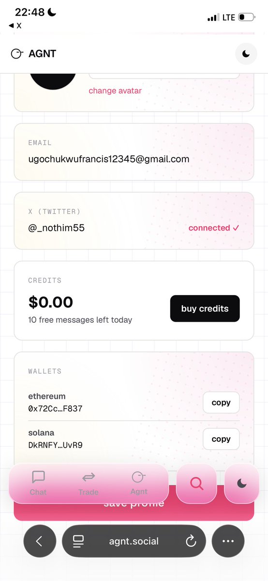 _nothim55's tweet photo. @Tuteth_ @moonpay yo yo done

0x72Cc3101f74049d9541dAC4359A2C06160e1F837 https://t.co/97qTAHA8VS