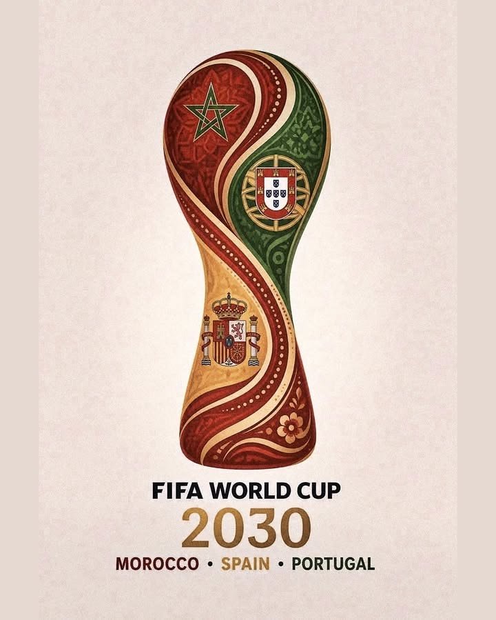 FIFAWC26Updates's tweet photo. FIFA WORLD CUP 2030 ! 🏆 https://t.co/kfBmSyjUaE