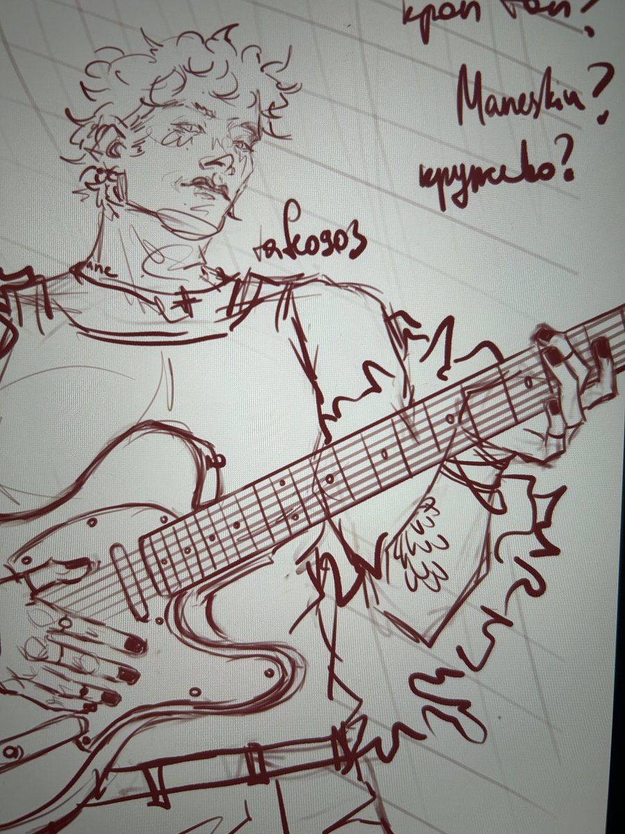tafe0903's tweet photo. Ilya x rock band AU??? Still not sure about his look👀 #ilyarozanov #heatedrivalry Oh god when will I finish anything😭 https://t.co/eqazsxqMrY