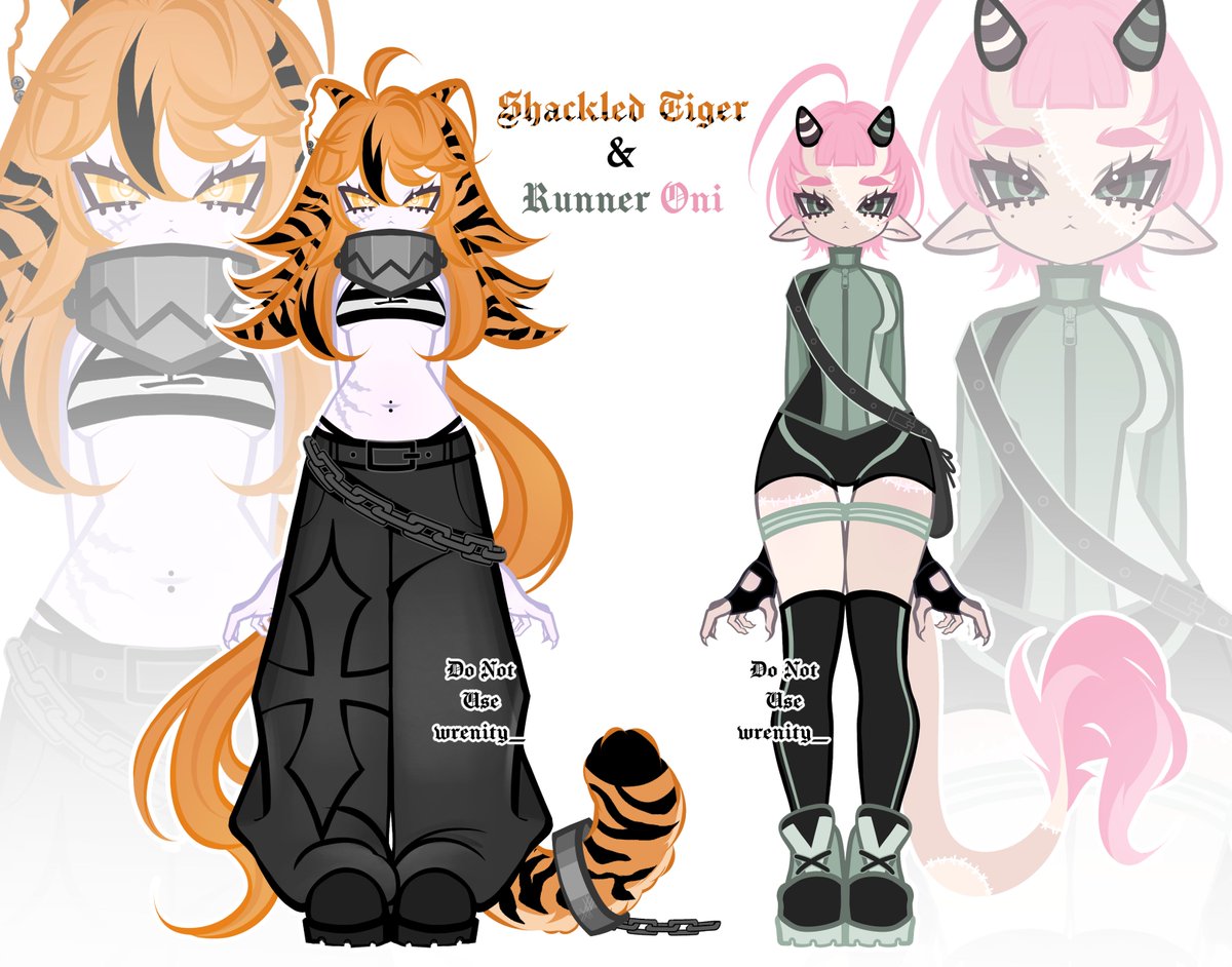 wrenity_'s tweet photo. Set Price Adoptables

۶ৎ Shackled Tiger – $80
۶ৎ Runner Oni – $70

rts are very appreciated<33
link to claim below ⤵︎ https://t.co/8qI2gin0R4