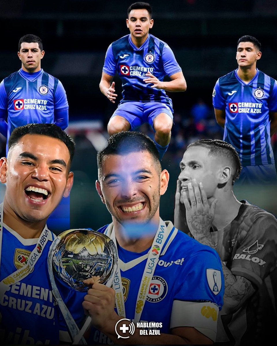 Hablemosdelazul's tweet photo. LO QUE PUDO SER

Para 2022, Erik Lira, Charly Rodríguez y Uriel Antuna llegaron a Cruz Azul para ser la base de un nuevo proyecto.

Hoy, Charly y Lira ya ganaron Liga y Concachampions. 🏆🏆

Antuna abandonó el barco a medio camino.

Pudo ser parte de la historia, pero no quiso... https://t.co/0VvWRTq4O1