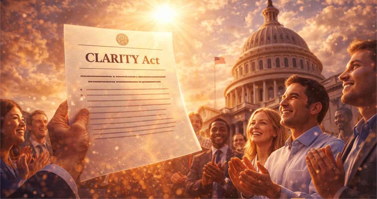 SenLummisRV's tweet photo. ⏰️ 🚨 Democrats have agreed on the CLARITY ACT concerning ETHICS. 

🇺🇸 PASS THE CLARITY ACT NOW! https://t.co/CTncAs5CXa