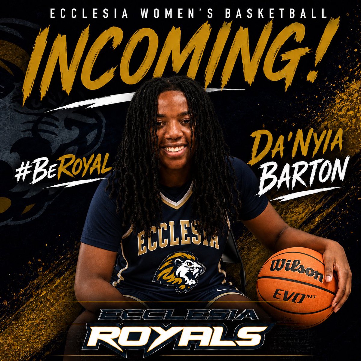 ECLadyRoyalsWBB's tweet photo. ๐ฆ PROCESS COMPLETE.
Letโs welcome DaโNyia Barton to the squad! ๐ฅ
From Little Rock, Arkansas, sheโs an all-around threat โ scores in bulk on offense and brings that hard-nosed defense every night. Impact player!!
#BeRoyal https://t.co/JjIC9iIITk