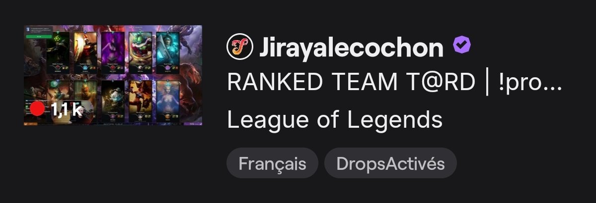 LRB_LoL's tweet photo. Se balader sur twitch et voir ça c'est les émotions https://t.co/ykc83afy5K