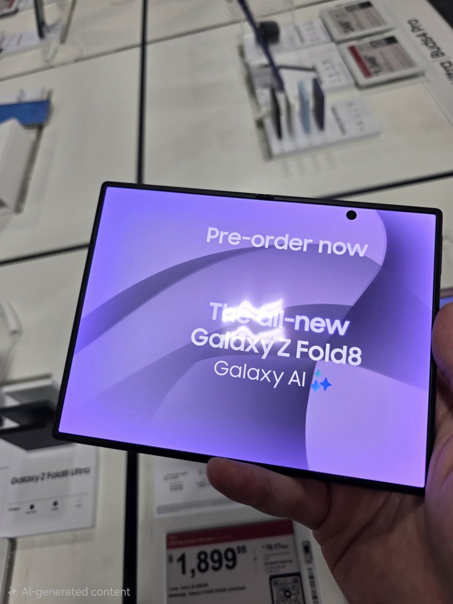 WorkaholicDavid's tweet photo. This has to the cheapest, worst value proposition phones I have ever seen in my life. 

Mediocre camera
No Flex Mode
One-sided firing speakers
Overheating

This phone should cost $1,120. 

It's a Galaxy Z Fold FE at best. https://t.co/Xj4pmYgMD6