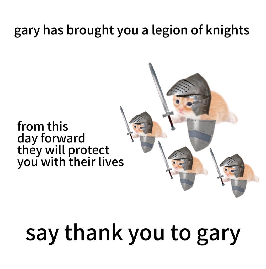 AdimeMara's tweet photo. @evilgary__ gary will protect me from demon gary thank you gary https://t.co/ClZY372BPd