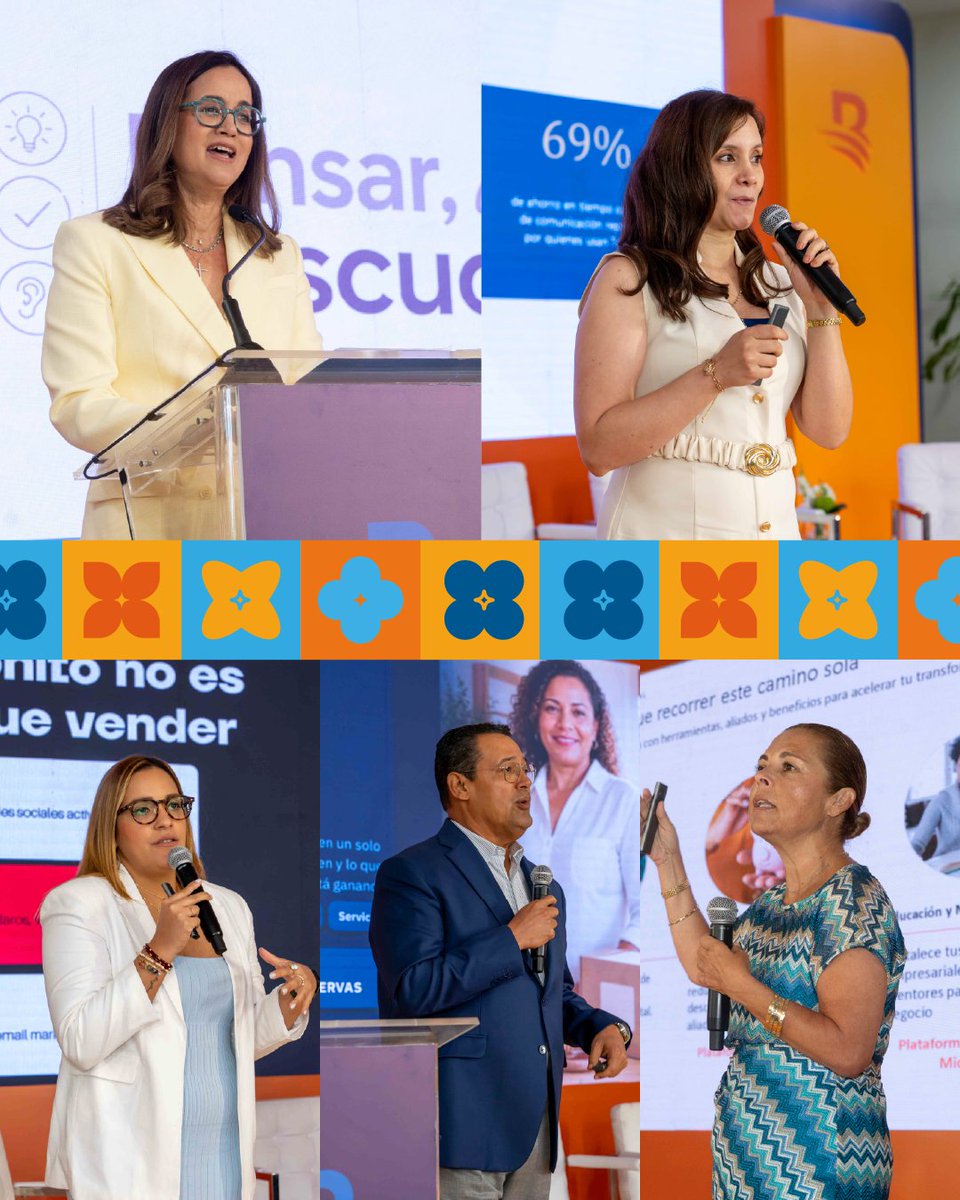 InvReservas's tweet photo. @BanreservasRD Espacios como estos promueven el conocimiento, la innovación y el liderazgo como pilares fundamentales para el desarrollo de las mujeres empresarias y emprendedoras. https://t.co/naYVOdHUrm