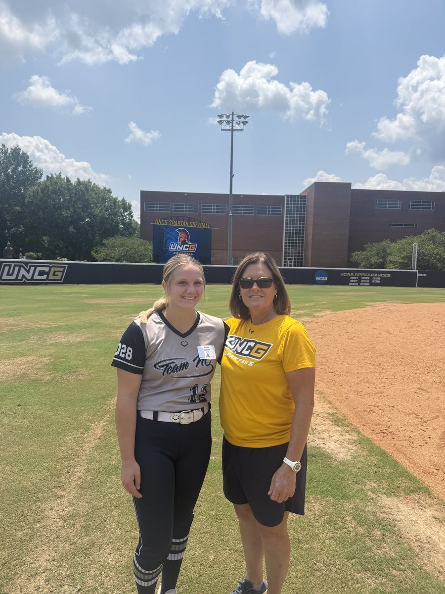 RyleeTedder's tweet photo. Had the best time the past two days at @UNCGSoftball Prospect Camp! Thank you @Brynne_Dordel
@coachbreneman and players for the instruction! @teamnc_bowman @TeamNCSoftball @WestStokesSB @TeamNCHinde @LineDsoftball @ExtraInningSB @THEWOWSB @SoftbalAmerica @fastpitchwatch https://t.co/Xb6mrO1MzX