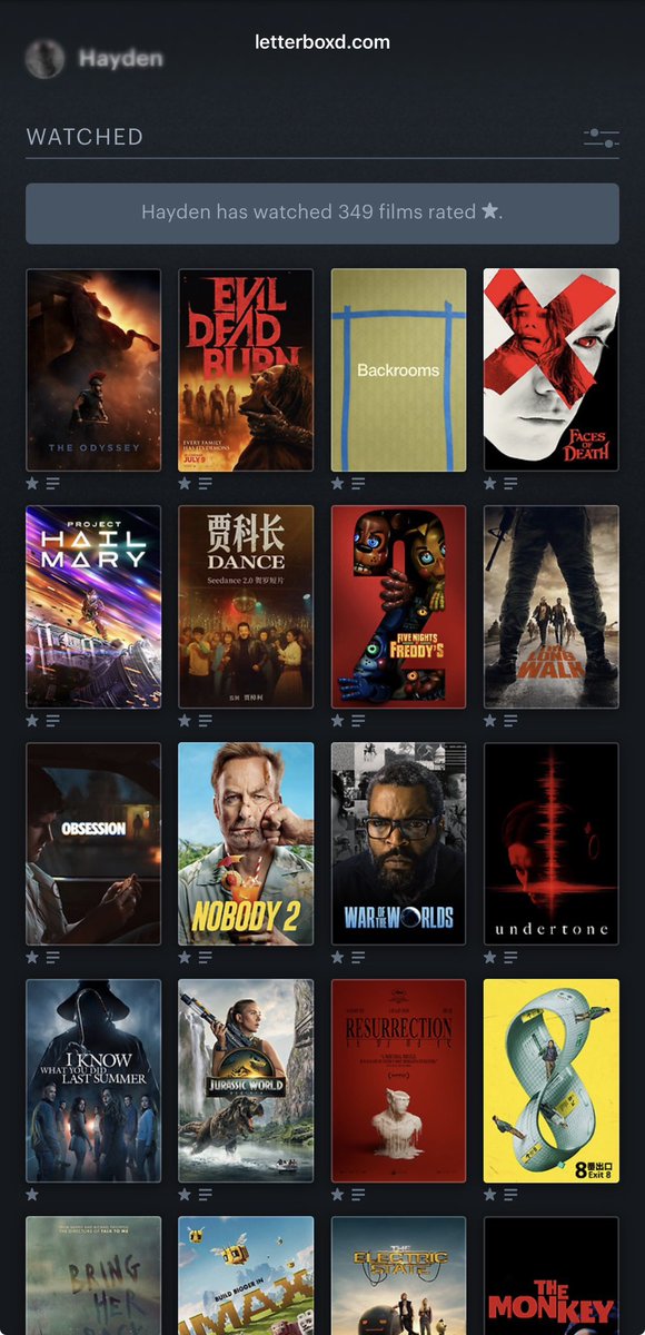 BroskiImma's tweet photo. @hum_dunkin I was curious what this person thought of other films, so I looked at their letterboxd. It gets to a point man. A movie being popular doesn’t equal bad. https://t.co/3uU11AN8Wi