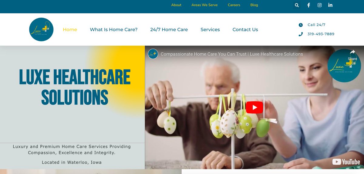 alistwebseo1's tweet photo. #PastClientHighlight 
Visit the world of Luxe Healthcare Solutions for quality in-home care. A loving home care agency whose website we were extremely proud to launch and optimize! 

https://t.co/EnpwFiSxkb

#homecareagency #WebsiteDesign #smallbusiness #MarketingStrategy https://t.co/BzOe26WjwC