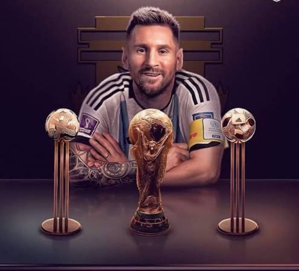 Debbybruno3's tweet photo. Messi was robbed of his 3rd World Cup golden ball https://t.co/wJL98fFEcZ