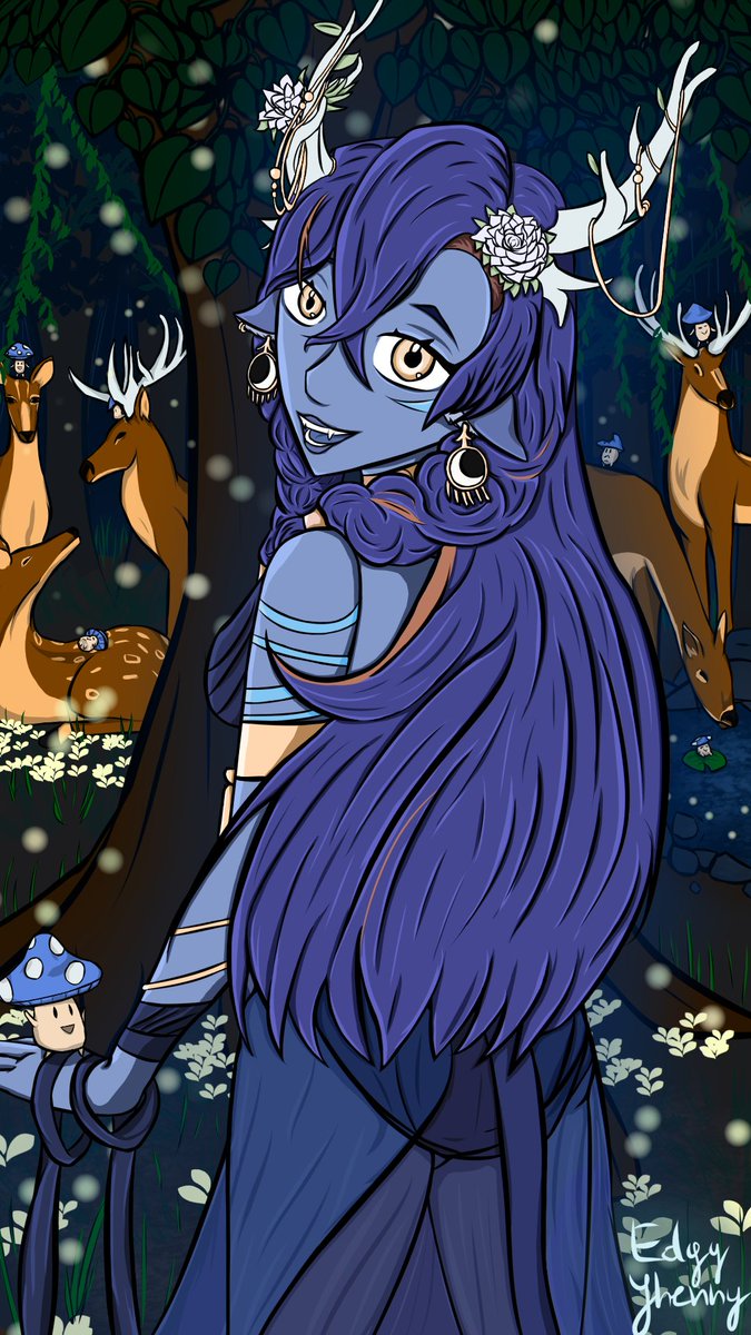 EdgyJhenny's tweet photo. Finally finished it. It took way longer than I thought. :|
Anyway, here she is. All colorful. ^_^
#SkariArt https://t.co/g78q1tP2bt