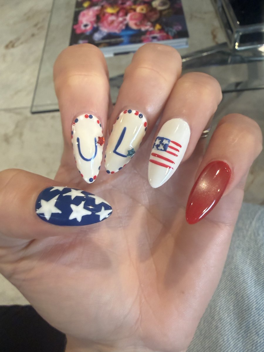 CourtFarrell01's tweet photo. Oh these? These are just my custom @AbdulElSayed nails. 

Michigan, go vote!! https://t.co/HFcLM61M0t