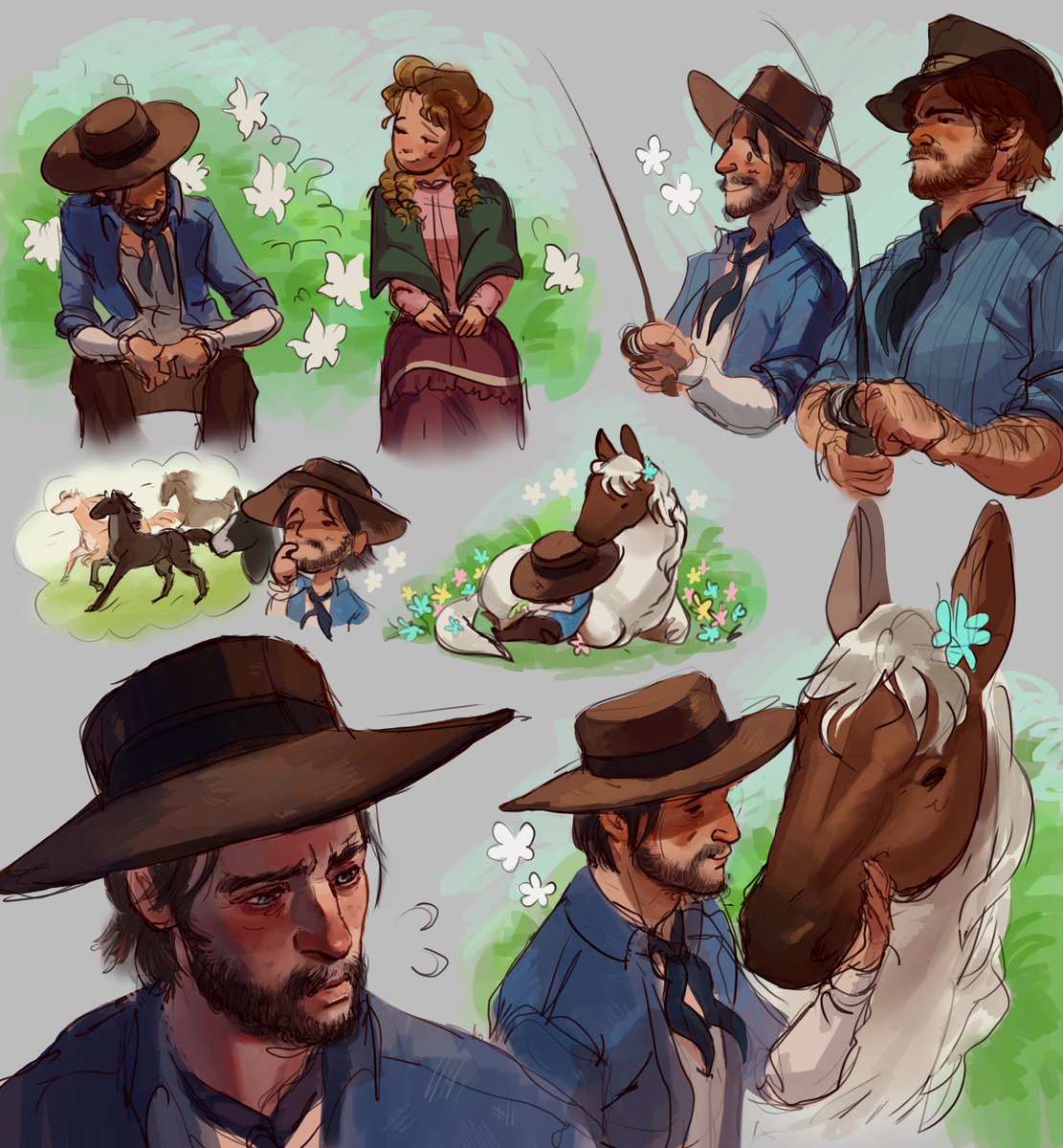 Katemuleki's tweet photo. 🐴🥀
#rdr2 #kieranduffy https://t.co/sqXmjA50Jh