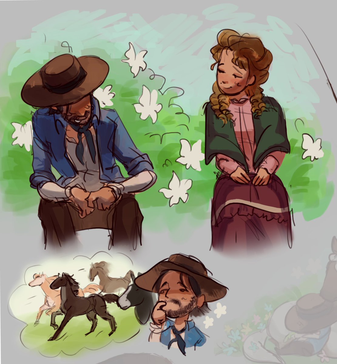 Katemuleki's tweet photo. 🐴🥀
#rdr2 #kieranduffy https://t.co/sqXmjA50Jh