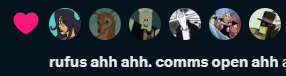 Pride_whimsical's tweet photo. ?!?? RUFUS?
 hi??w i guess??? 🥺 ouu https://t.co/77WIyZeoT3