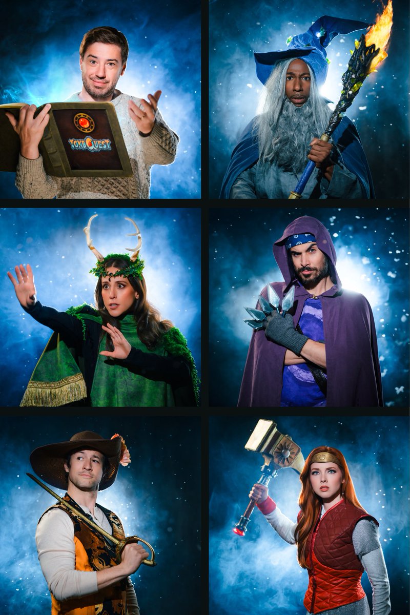 TeamStarKid's tweet photo. Gang’s all here and ready to open the show TOMORROW! 💀💀💀💀💀
See you in Burbank @ColonyTheatre July 30-Aug 23rd! #TombQuest https://t.co/5tvzSbcwkC