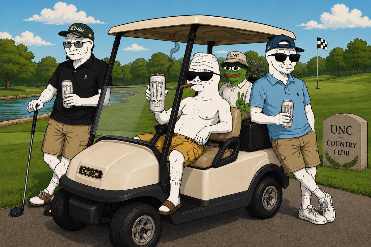 OfficialUncX's tweet photo. Golf ain’t about the score…

It’s about having an excuse to disappear for five hours.

$unc https://t.co/shcS6hlBhl
