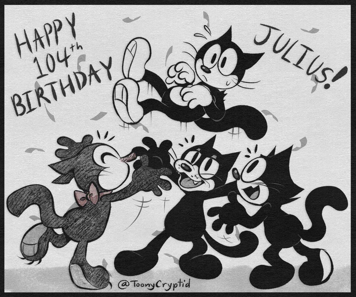 ToonyCryptid's tweet photo. Happy 104th Birthday Julius!🎉
#juliusthecat #alicecomedies https://t.co/4R1ywyLFtA