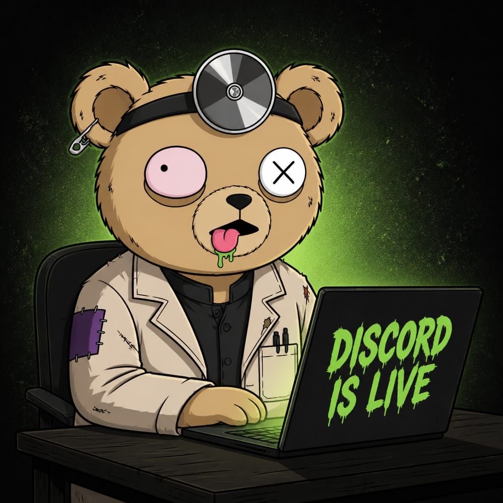 Dumbtednft's tweet photo. 🧸 DUMBTED Discord is officially LIVE!

The dumbest community on Solana starts now.

🎁 First 100 members to join will receive the exclusive OG role.

🧠 555 Unique DUMBTEDs
💀 0 IQ. Infinite Luck.

Join now before the OG spots are gone.

https://t.co/6ODJxL4GaH https://t.co/HTPYksrj5A