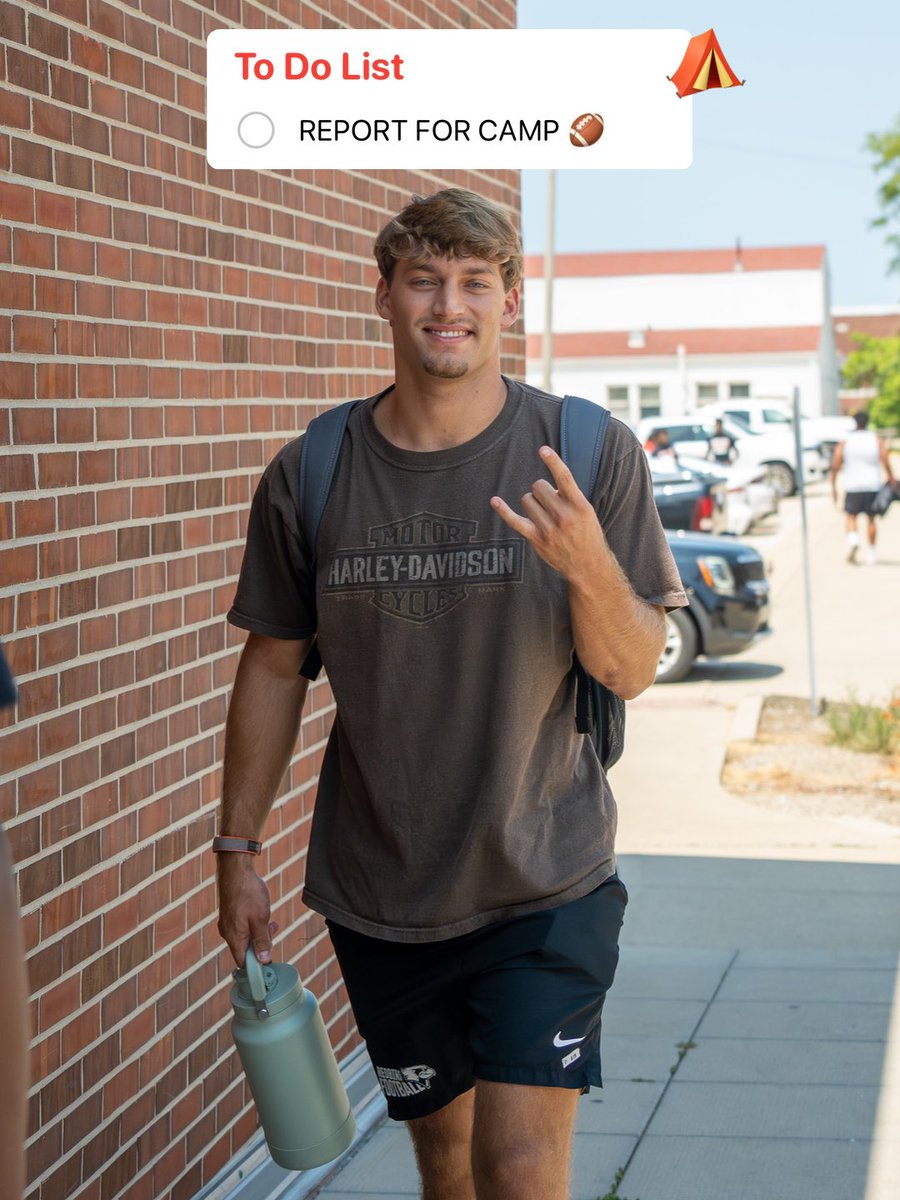 RedbirdFB's tweet photo. Reporting for duty‼️🏕️ https://t.co/cp4r5RRMKJ