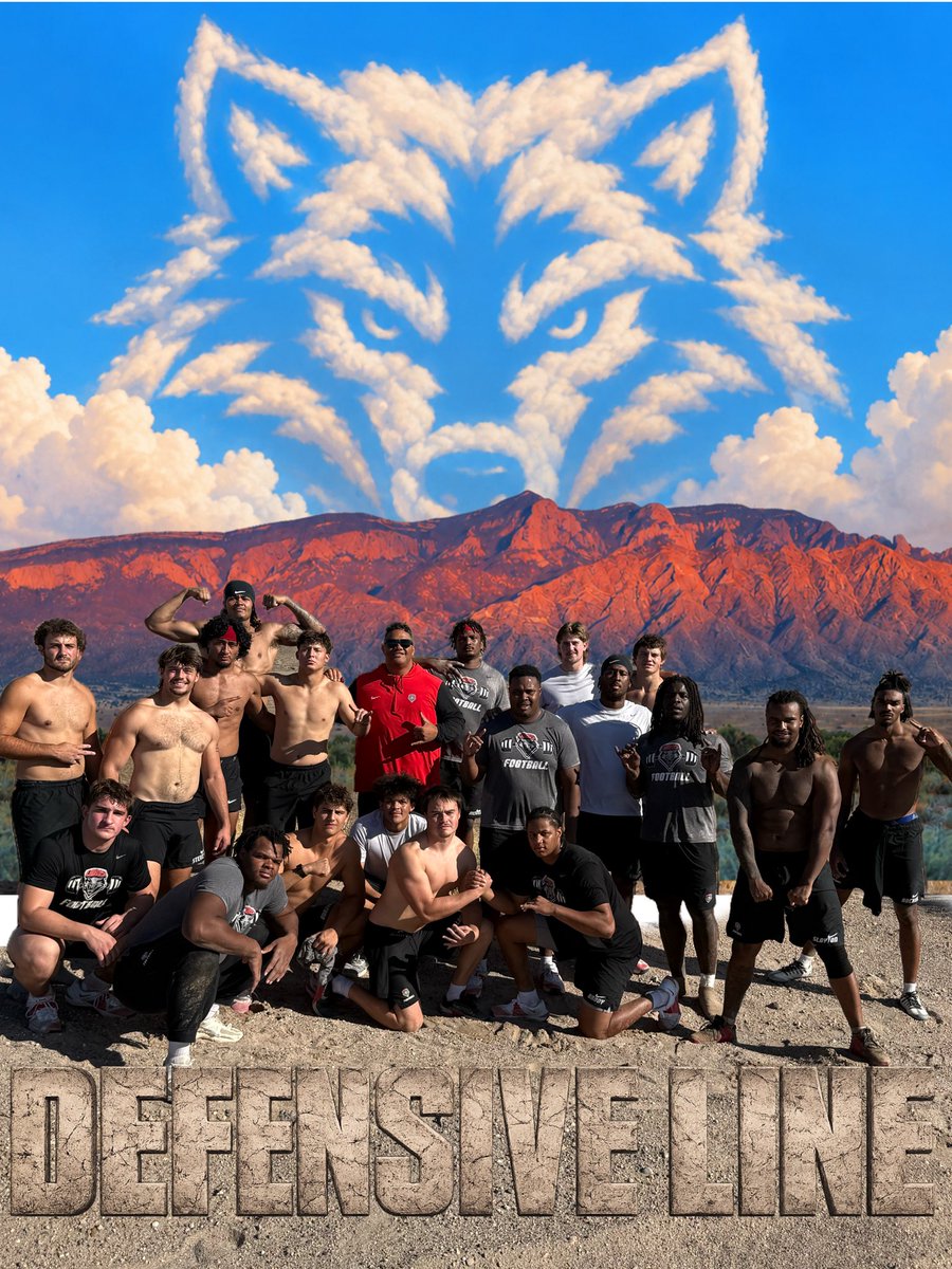 LoniFangupo's tweet photo. Duke City’s D-Line  💪😤🏈⚔️

Lobo Nation, your Defensive Line is going to bring that ABQ Grit and Toughness to University Stadium 🏟️ ! 

See y’all soon 😎. We Lobos roll deep!!!

@UNMLoboFB @UNMLOBOS #ImaMutt #championshipbehavior #relentless #MyBrothersKeeper https://t.co/0QdKDgvcHh