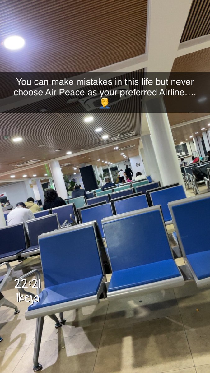 RantWithSMB's tweet photo. Air Peace is the most useless Airline ever… 

Mind you we are still yet to board till now and the craziest part is the flight to Abuja is even yet to leave Porthacourt to Lagos. 
🤦‍♂️ https://t.co/TmKWOiSQUU