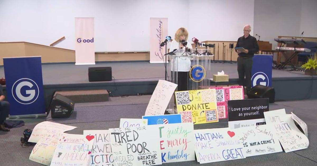 whiotv's tweet photo. Springfield faith leaders provide aid as thousands of Haitians lose legal status https://t.co/u4wQedrg00 https://t.co/TX6uQJDkyS