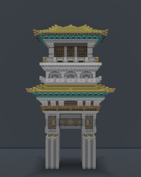 Naeldh's tweet photo. Oriental Tower  

#Minecraft #minecraftinspiration #minecraftdesigns #minecraftbuilds #建築コミュ #マイクラ https://t.co/OGpKG7JhG0