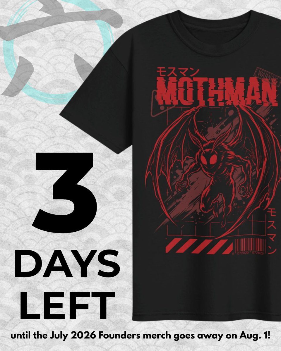RedWebPod's tweet photo. Only 3 DAYS LEFT to snag items from the 6 Year Founders merch! All proceeds continue to support our stretch goals until the collection goes away in the early hours of Aug. 1 🖤🕸️

https://t.co/6hi7xUH2zt https://t.co/1yUsE1Vhq3
