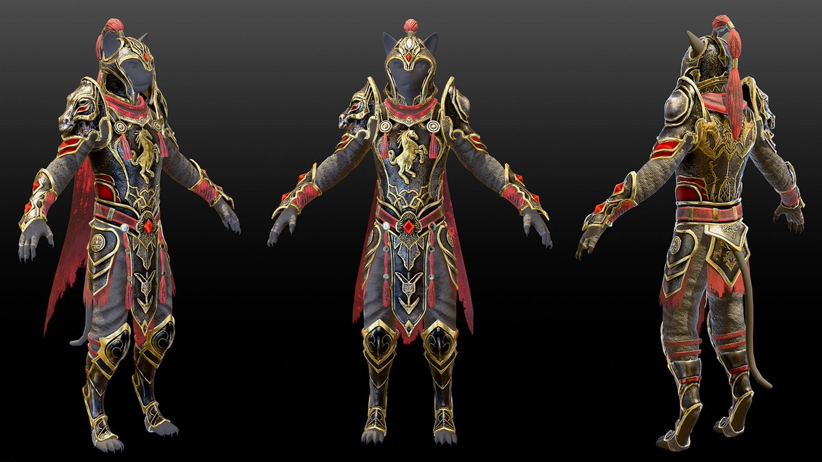 ACS_Games's tweet photo. Get your first glimpse of brand-new Keozan armor, forged for those who dare to brave the lands ahead. Coming to the #CursedRealm Update of Kristala. https://t.co/3HnnyAqt9M