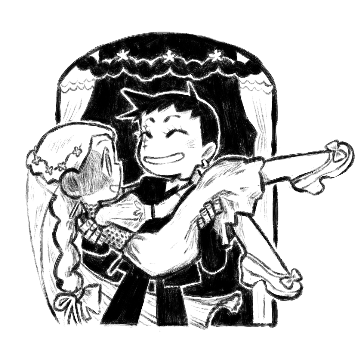ehhszter's tweet photo. #oc #paradiseisland #captainandpearl #illustration #drawing https://t.co/7O44o2AwfX