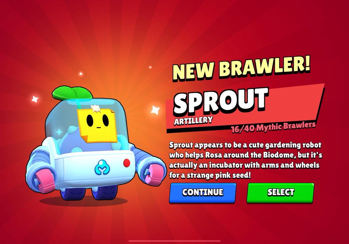 AshMLepov's tweet photo. Yay I got sprout on my alt
#BrawlStars
#EscapePyramidQuest https://t.co/X2RgVGKppS