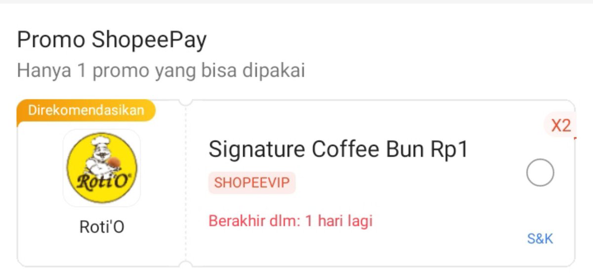 nasiaddict's tweet photo. wts shopee vip roti o 5k, ada 4 akun 

#wts #wtb #jual #voucher https://t.co/riDNFxIbWW