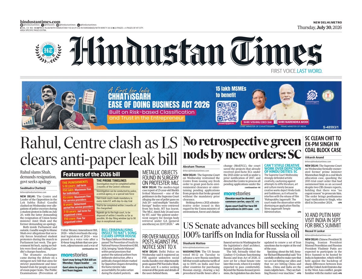 HindustanTimes's tweet photo. Stay updated with all the stories that matter — download the Hindustan Times app

📩 Subscribe now: https://t.co/8nJc4s9pS0 https://t.co/MxcGu6OjRb