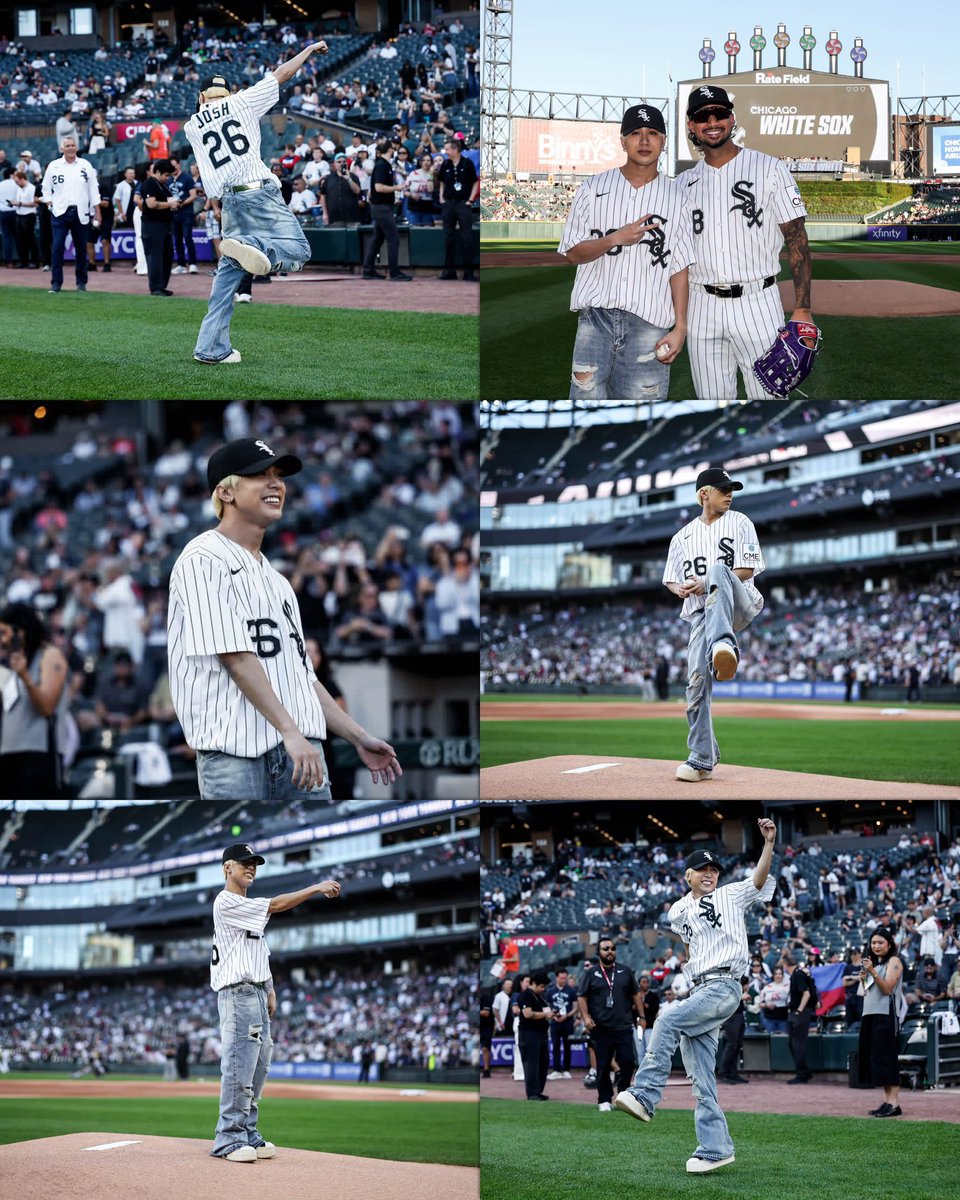 oohjcs's tweet photo. “Welcome to the rate field, Josh of SB19”

Chicago White Sox FB

SB19 MLB FIRST PITCH CHICAGO
@SB19Official #SB19
#SB19FirstPitchWhiteSox https://t.co/diEHuTQBmX